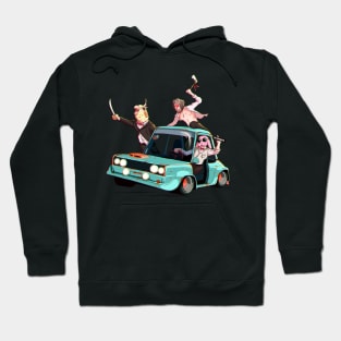 Animal road rage Hoodie